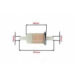 Paper fuel filter power force 10mm honda yamaha fit000001