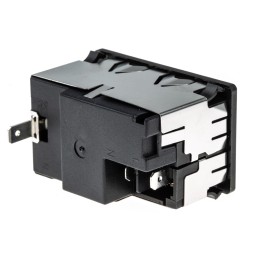 50 pcs - Schurter C14 Snap-In IEC Connector Male, 10A, 250 V