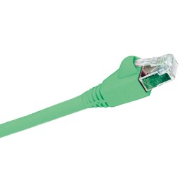1 pcs - Molex Premise Networks Cat6 Male RJ45 to Male RJ45 Ethernet Cable, F/UTP, Green LSZH Sheath, 1m