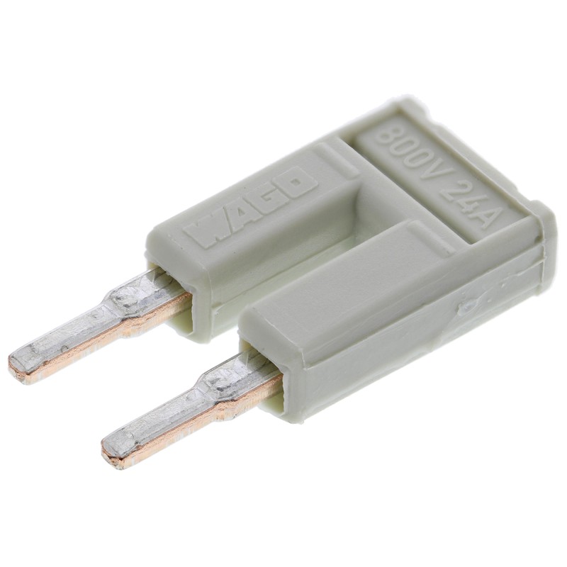 1 Pack of 10 - Wago TOPJOB S, 2002 Series Jumper Bar for Use with 2002 Series Terminal Blocks, 25A