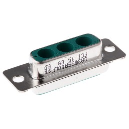 100 pcs - Amphenol ICC DW 3 (Power) Way Cable Mount D-sub Connector Socket