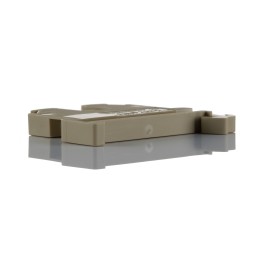 1 Pack of 10 - Weidmuller SAK Series Beige Feed Through Terminal Block, 2.5mm², Single-Level, Screw Termination