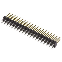 100 pcs - Molex C-Grid III Series Straight Through Hole Pin Header, 40 Contact(s), 2.54mm Pitch, 2 Row(s), Unshrouded