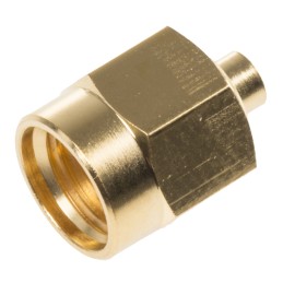 1 pcs - TE Connectivity, Plug Cable Mount SMA Connector, 50Ω, Crimp Termination, Straight Body