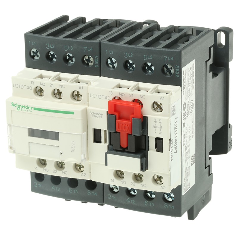 1 pcs - Schneider Electric LC2D Series Contactor, 230 V ac Coil, 4-Pole, 40 A, 4NO, 690 V ac