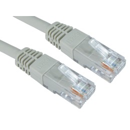 1 pcs - RS PRO Cat6 Straight Male RJ45 to Straight Male RJ45 Ethernet Cable, UTP, Grey PVC Sheath, 7m