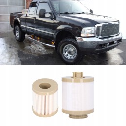 Fuel filter with sealing rings