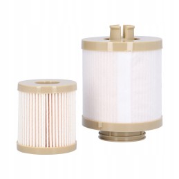 Fuel filter with sealing rings