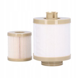 Fuel filter with sealing rings