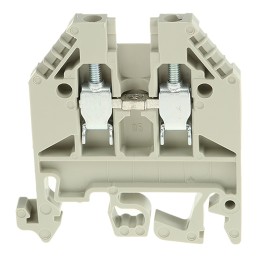 1 Pack of 10 - Wieland WK Series Grey Feed Through Terminal Block, 2.5mm², Single-Level, Screw Termination