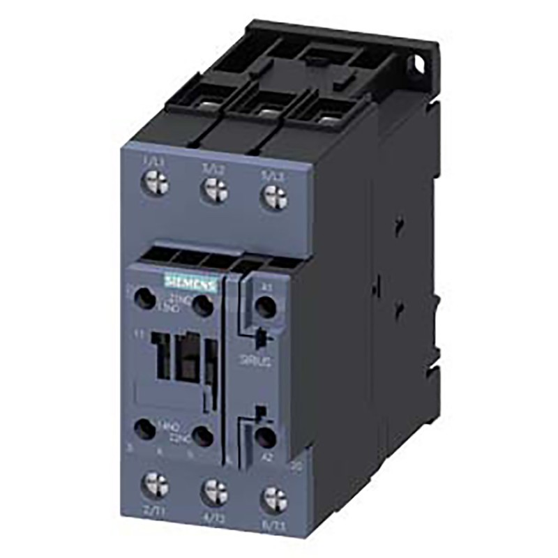1 pcs - Siemens 3RT2 Series Contactor, 110 V ac Coil, 3-Pole, 65 A, 30 kW, 3NO, 690 V ac