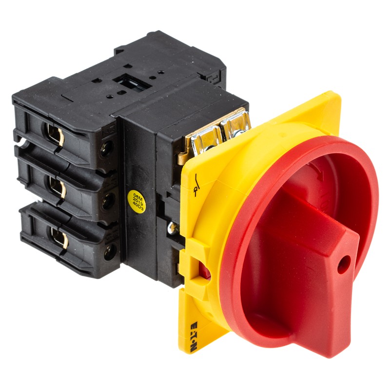 1 pcs - Eaton 3P Pole Rear Panel Isolator Switch - 100A Maximum Current, 50kW Power Rating, IP65