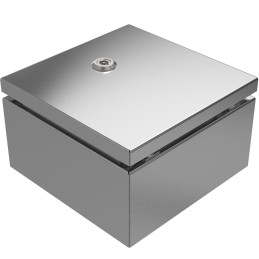1 pcs - RS PRO 304 Stainless Steel Wall Box, IP66, IP69, 200 mm x 200 mm