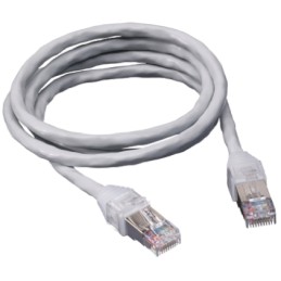 1 pcs - Polyco Healthline Cat6 Cable, F/UTP, Grey PVC Sheath, 5m