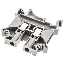 1 Pack of 10 - Phoenix Contact UK 5 N Series Grey DIN Rail Terminal Block, 0.2 - 4mm², Single-Level, Screw Termination