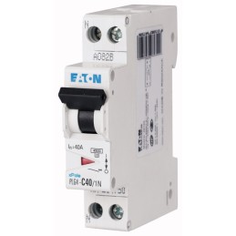 1 pcs - Eaton MCB, 1P+N, 40A Curve C