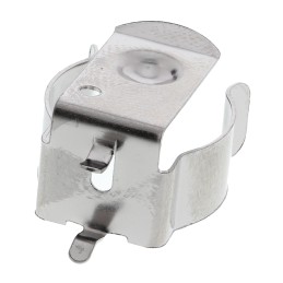 1 Pack of 10 - Keystone AA Battery Clip, Button Contact