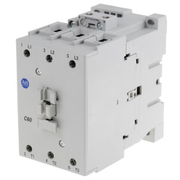 1 pcs - Allen Bradley 100C Series Contactor, 24 V ac Coil, 3-Pole, 60 A, 32 kW, 3NO, 690 V ac