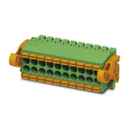 50 pcs - Phoenix Contact 3.5mm Pitch 6 Way Pluggable Terminal Block, Plug, Cable Mount, Spring Cage Termination