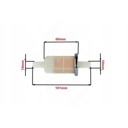 Paper fuel filter 10 mm Honda Yamaha