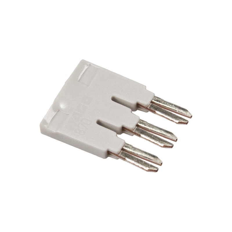 1 Pack of 10 - Wago 870 Series Jumper Bar for Use with 870 Series Terminal Blocks, 18A