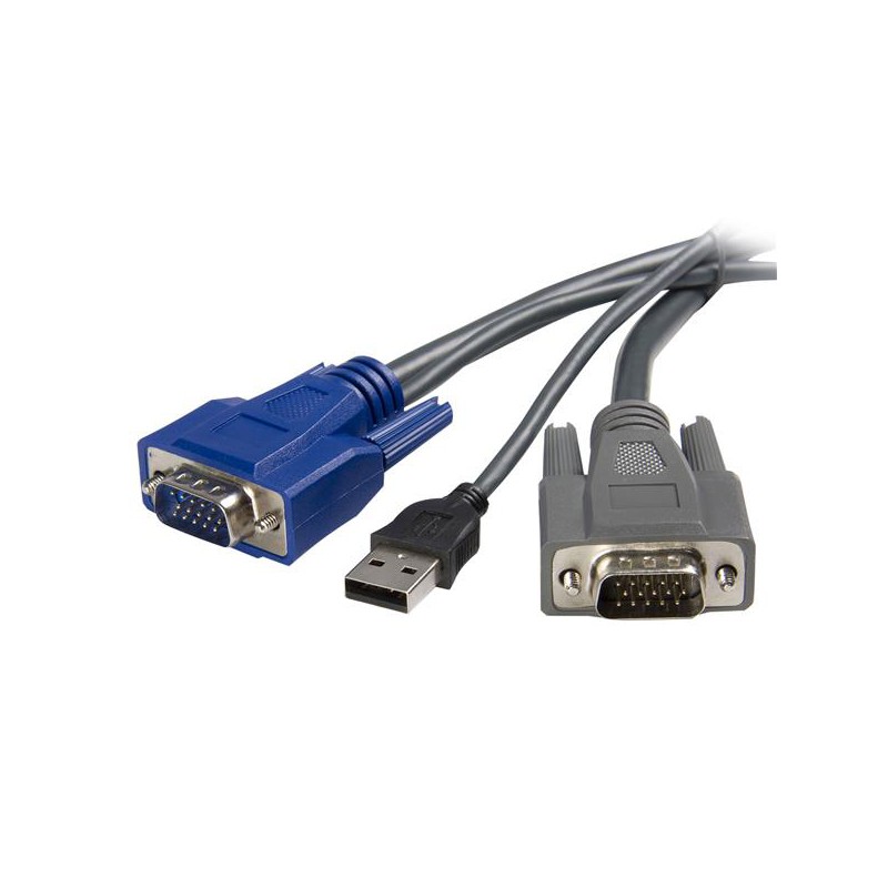 1 pcs - StarTech.com Male VGA to Male USB A, VGA KVM Cable