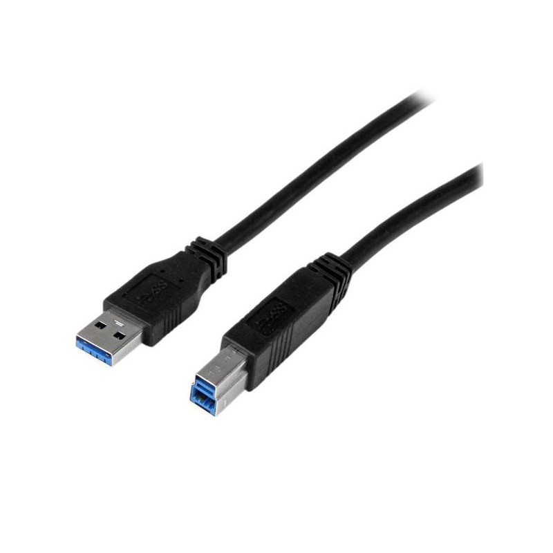 1 pcs - StarTech.com USB 3.0 Cable, Male USB A to Male USB B Cable, 2m