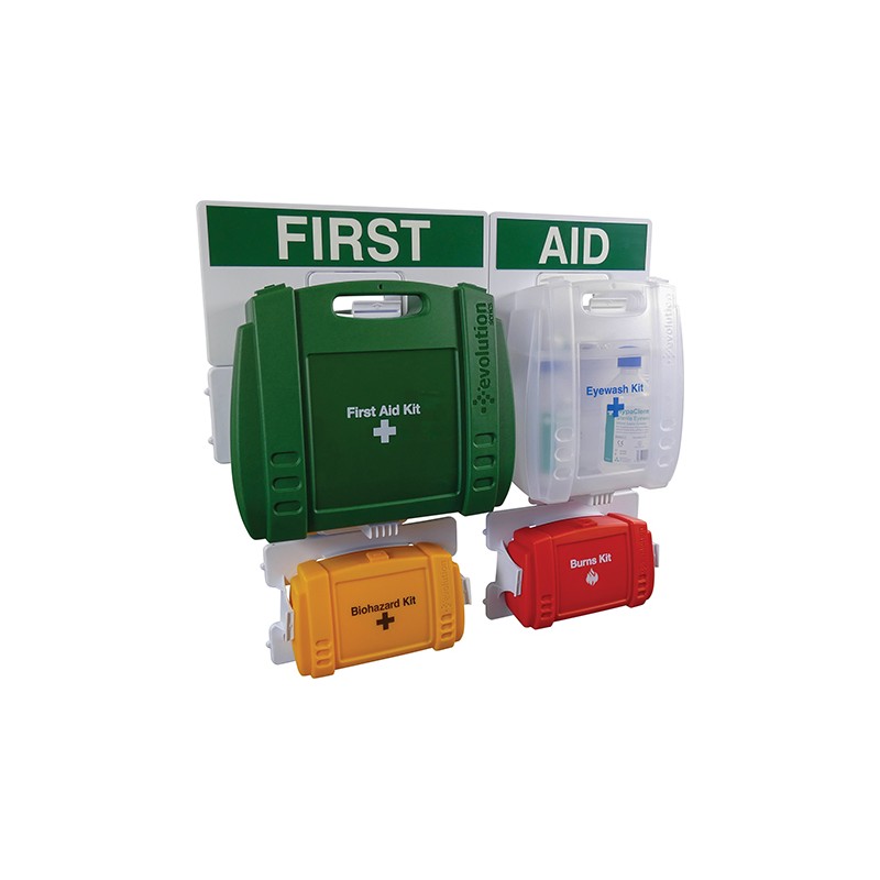 1 pcs - Wall Mounted First Aid Kit for 100 people, 65 cm x 600mm
