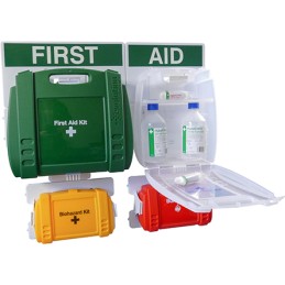 1 pcs - Wall Mounted First Aid Kit for 100 people, 65 cm x 600mm