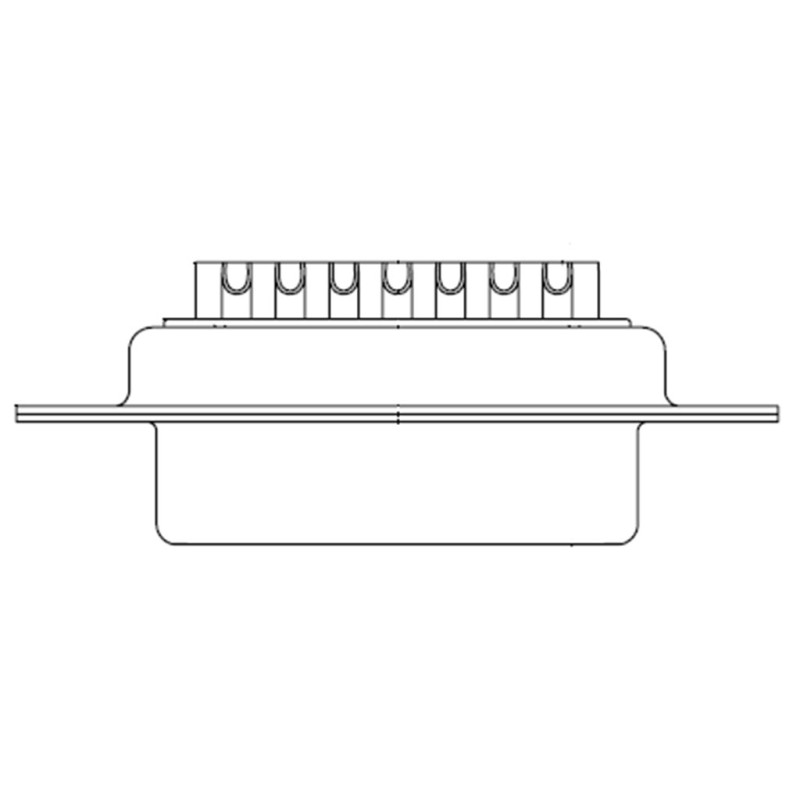 50 pcs - FCT from Molex 173109 50 Way Panel Mount D-sub Connector Plug, 2.84mm Pitch