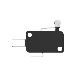 100 pcs - Short Roller Lever Snap Action Micro Switch, Quick Connect Terminal, 10A, SPDT