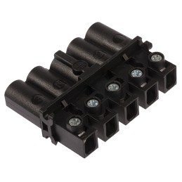 50 pcs - Wieland GST18i5 Series Mini Connector, 5-Pole, Male, Cable Mount, 20A, IP20