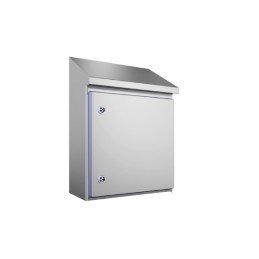 1 pcs - Rittal HD Series 304 Stainless Steel Wall Box, IP66, 549 mm x 390 mm x 210mm