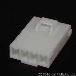 1 Pack of 100 - JST SL 4 Way D-sub Connector Plug, 3.96mm Pitch