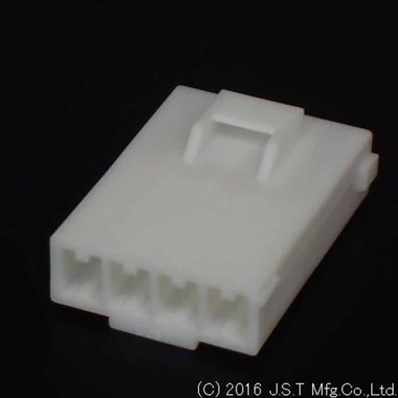 1 Pack of 100 - JST SL 4 Way D-sub Connector Plug, 3.96mm Pitch