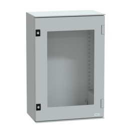 1 pcs - Schneider Electric Thalassa PLM Series PET Wall Box, IP66, Viewing Window, 647 mm x 436 mm x 250mm
