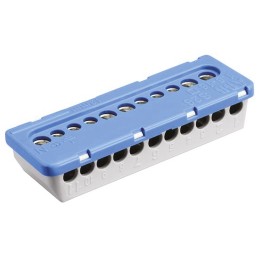 1 pcs - Entrelec MISTRAL65 Series Non-Fused Terminal Block, 11-Way, 100A, 6 mm², 16 mm² Wire, Screw Termination