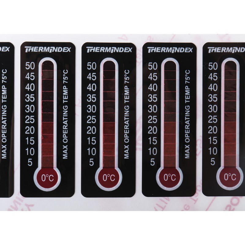 1 Bag of 10 - RS PRO Temperature Label Indicator, 0°C to 50°C, 11 Levels