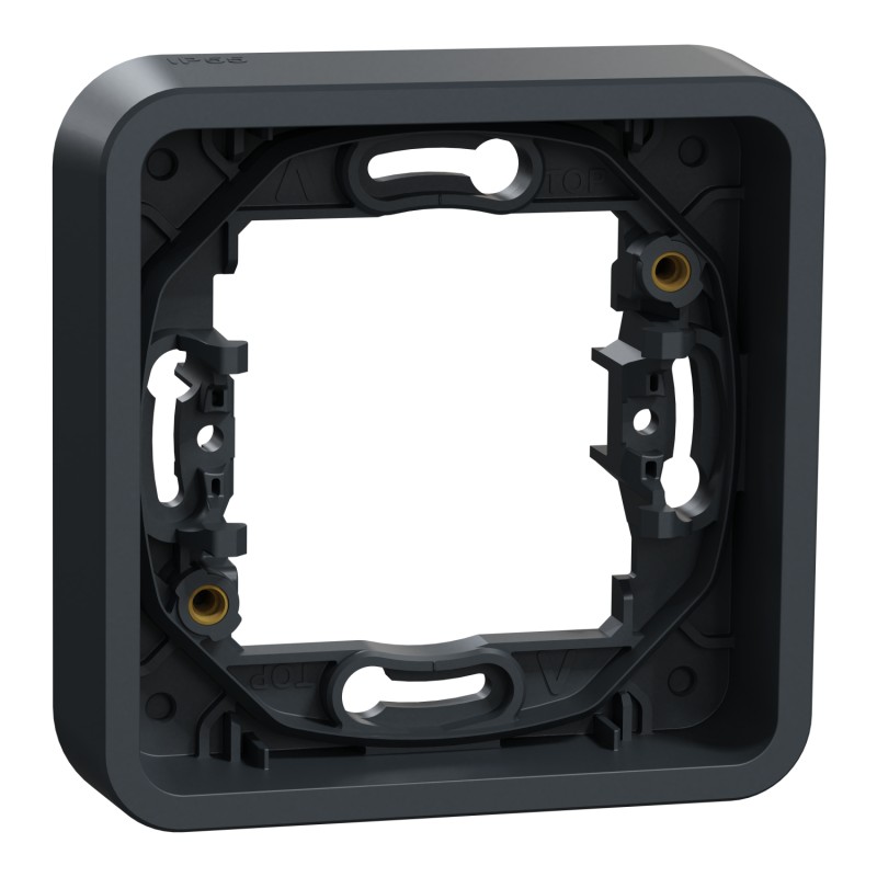 1 pcs - Schneider Electric Mureva Styl Grey PC Back Box Mounting Frame, 1 Gangs