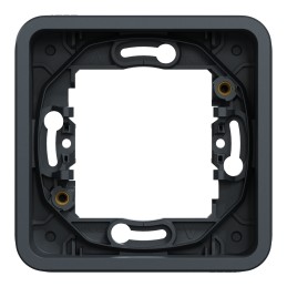 1 pcs - Schneider Electric Mureva Styl Grey PC Back Box Mounting Frame, 1 Gangs