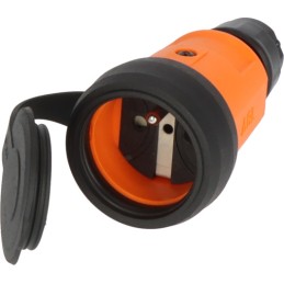 1 pcs - brennenstuhl French Mains Plug & Socket, 16A, Cable Mount, 250 V