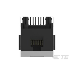 1080 pcs - TE Connectivity 100616 Series Female RJ45 Connector, Through Hole, Cat3