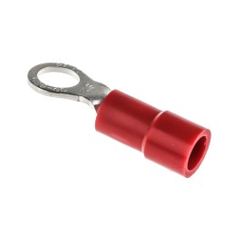 1 Pack of 100 - RS PRO Insulated Ring Terminal, M4 Stud Size, 0.5mm² to 1.5mm² Wire Size, Red
