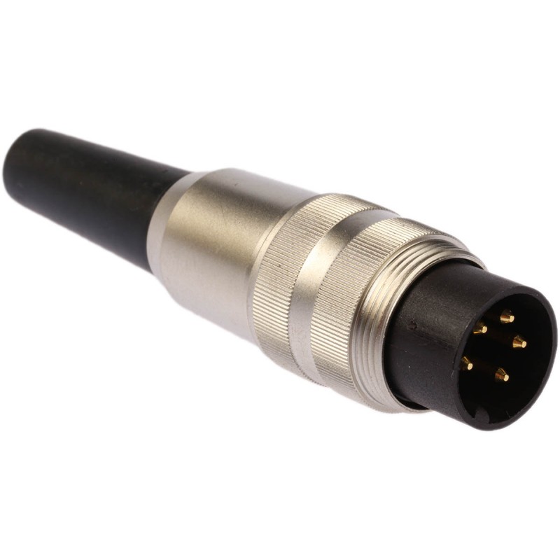 50 pcs - Lumberg, SV 5 Pole M16 Din Plug, DIN EN 60529, 5A, 250 V ac IP40, Screw On, Male, Cable Mount