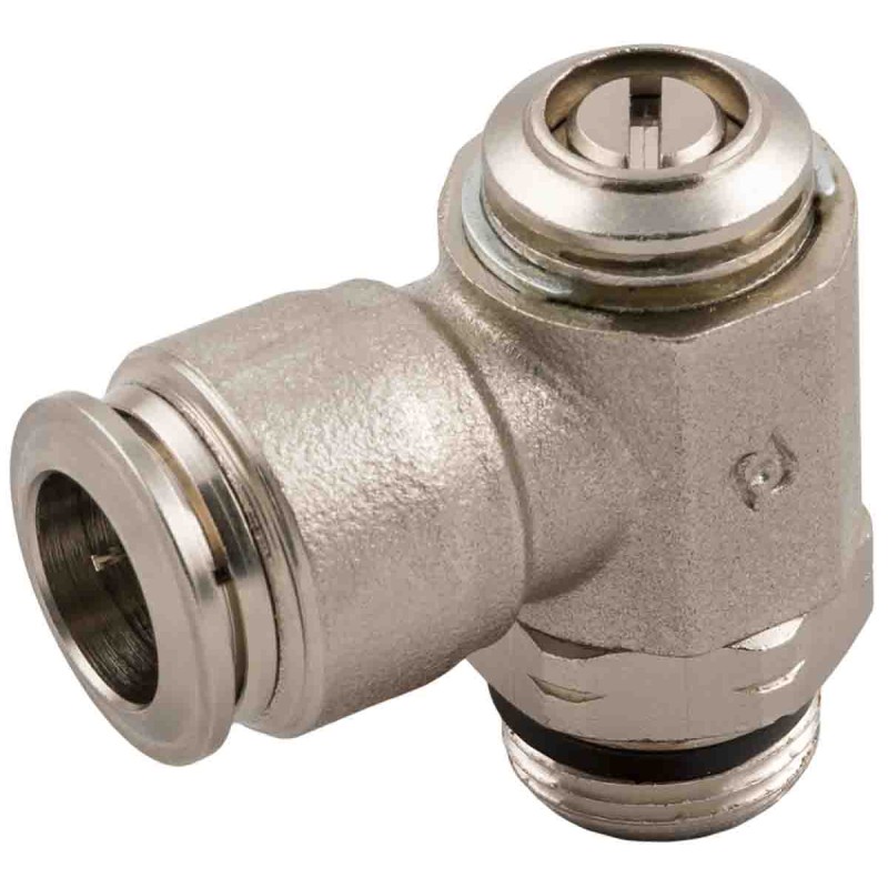 1 Bag of 10 - RS PRO Threaded Flow Regulator x 6mm Tube Outlet Port