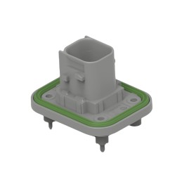 112 pcs - TE Connectivity 2-23774 Series Vertical Panel Mount PCB Header, 4 Contact(s), 6mm Pitch, 2 Row(s), Shrouded