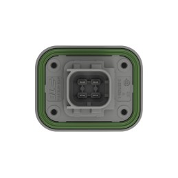 112 pcs - TE Connectivity 2-23774 Series Vertical Panel Mount PCB Header, 4 Contact(s), 6mm Pitch, 2 Row(s), Shrouded