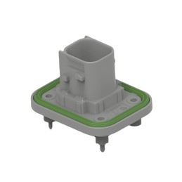 112 pcs - TE Connectivity 2-23774 Series Vertical Panel Mount PCB Header, 6 Contact(s), 6mm Pitch, 2 Row(s), Shrouded