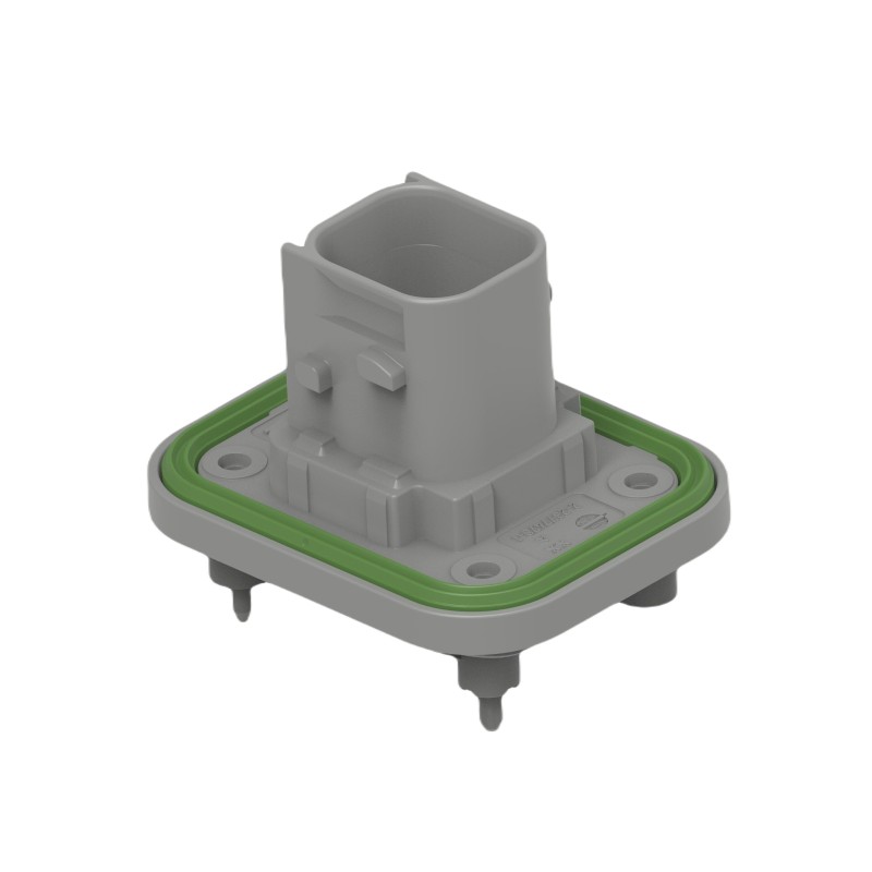 112 pcs - TE Connectivity 2-23774 Series Vertical Panel Mount PCB Header, 6 Contact(s), 6mm Pitch, 2 Row(s), Shrouded