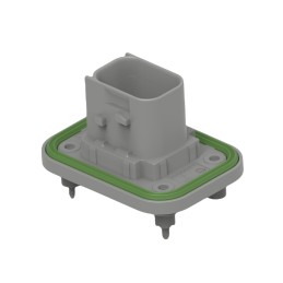 112 pcs - TE Connectivity 2-23781 Series Vertical Panel Mount PCB Header, 8 Contact(s), 6mm Pitch, 2 Row(s), Shrouded